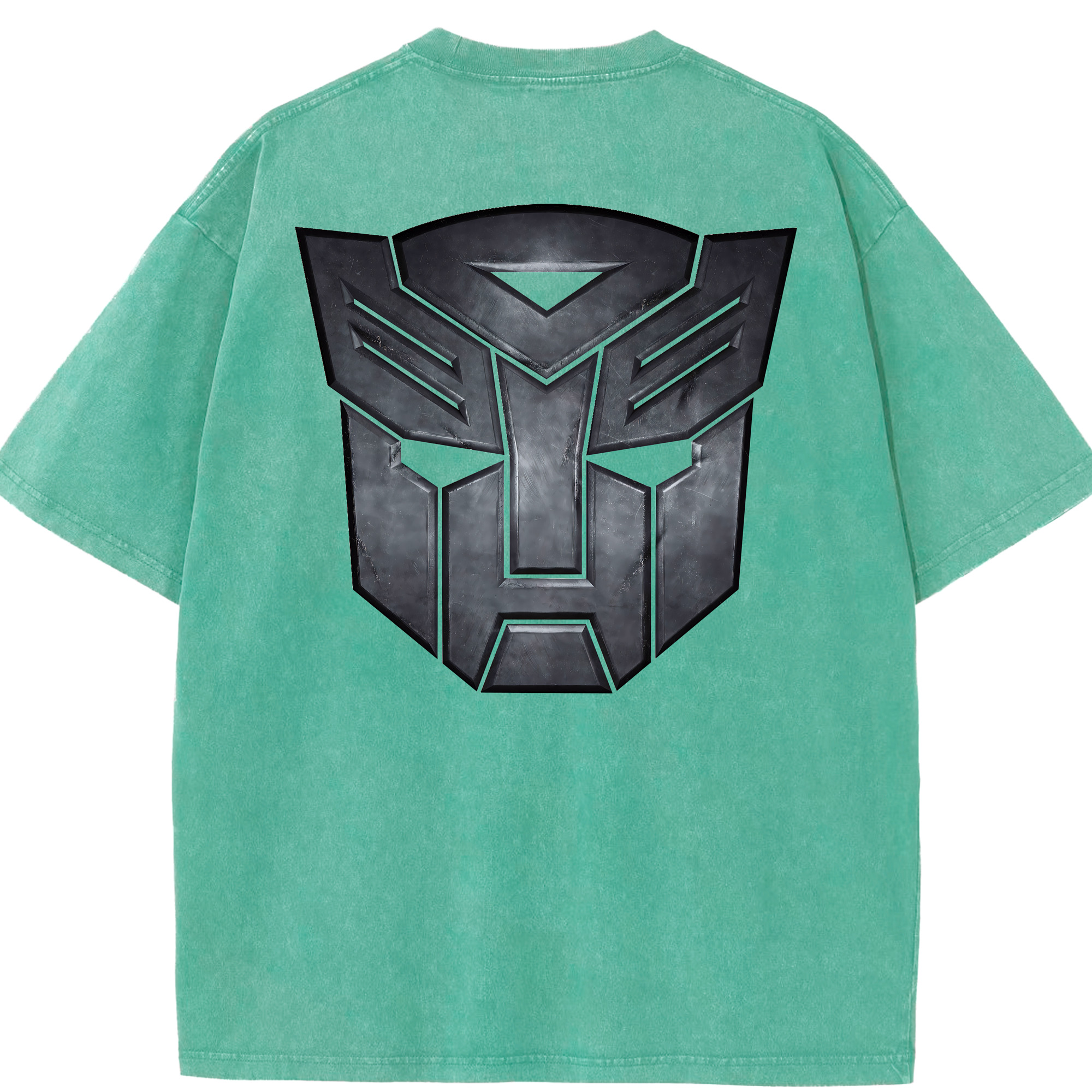 （画像用） Transformers トランスフォーマー 綿100% ヴィンテージ風 半袖Tシャツ（背面プリント）